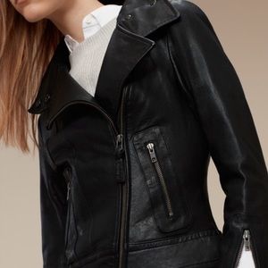 Mackage Kenya Black Leather Jacket XXSmall